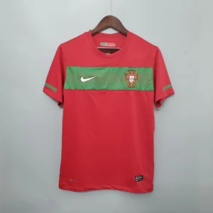 2010 Portugal red Retro Jersey