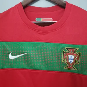 2010 Portugal red Retro Jersey