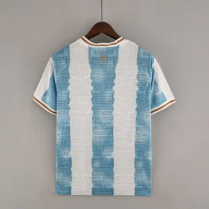 2022 Argentina Commemorative Edition White Blue Jersey