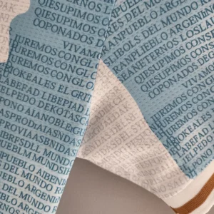 2022 Argentina Commemorative Edition White Blue Jersey