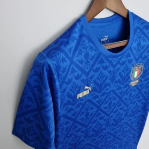 2022 Italian Euro Championship Special Edition Blue Jersey