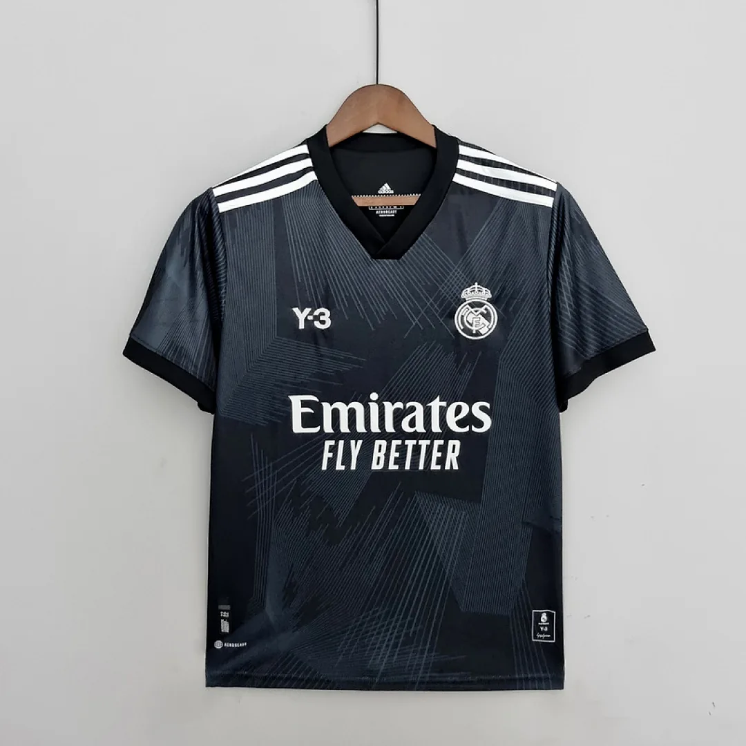 2022 Real Madrid Y3 Edition Black Jersey