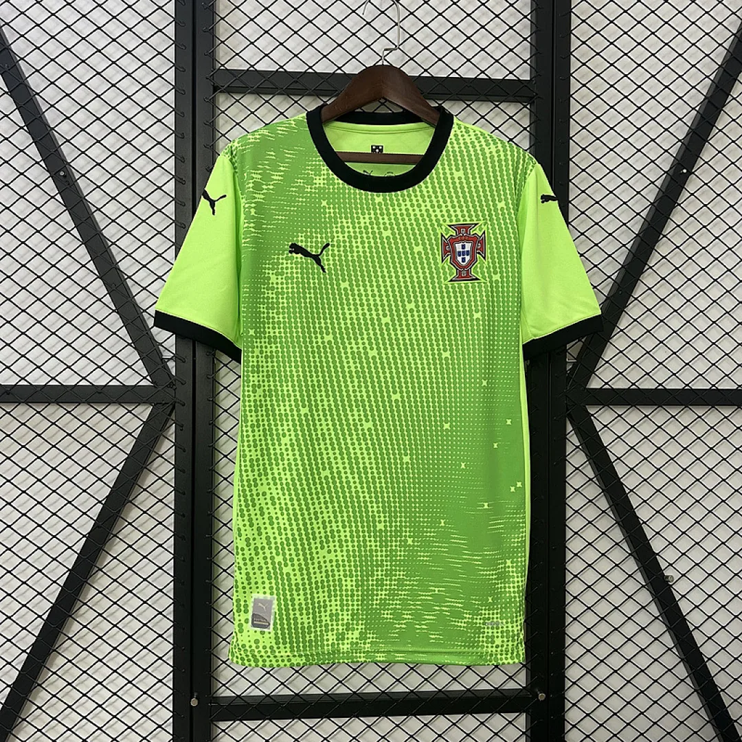 2025 Goalkeeper Portugal Green Jersey