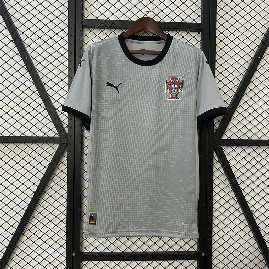 2025 Goalkeeper Portugal Grey Jersey