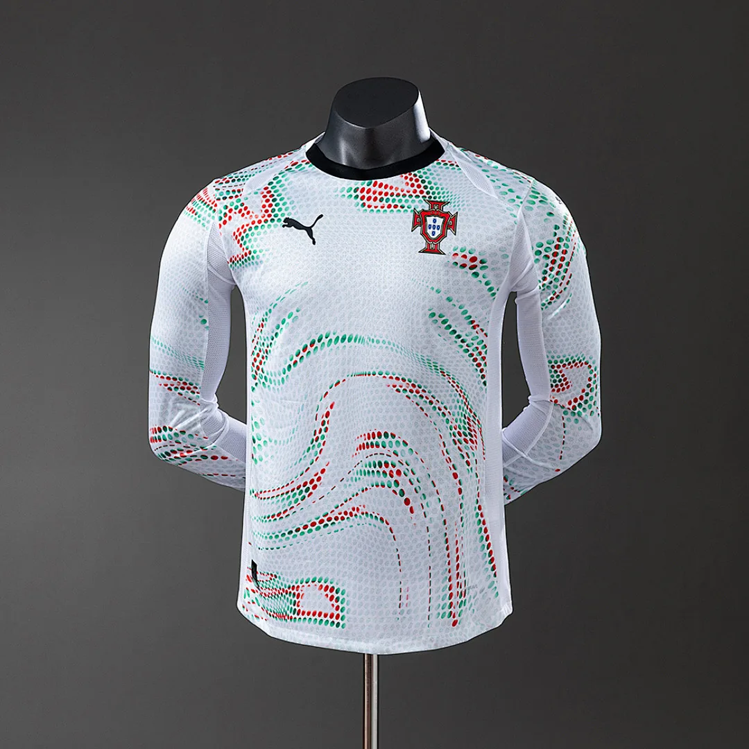 2025 Player Long Sleeve Portugal Away Jersey