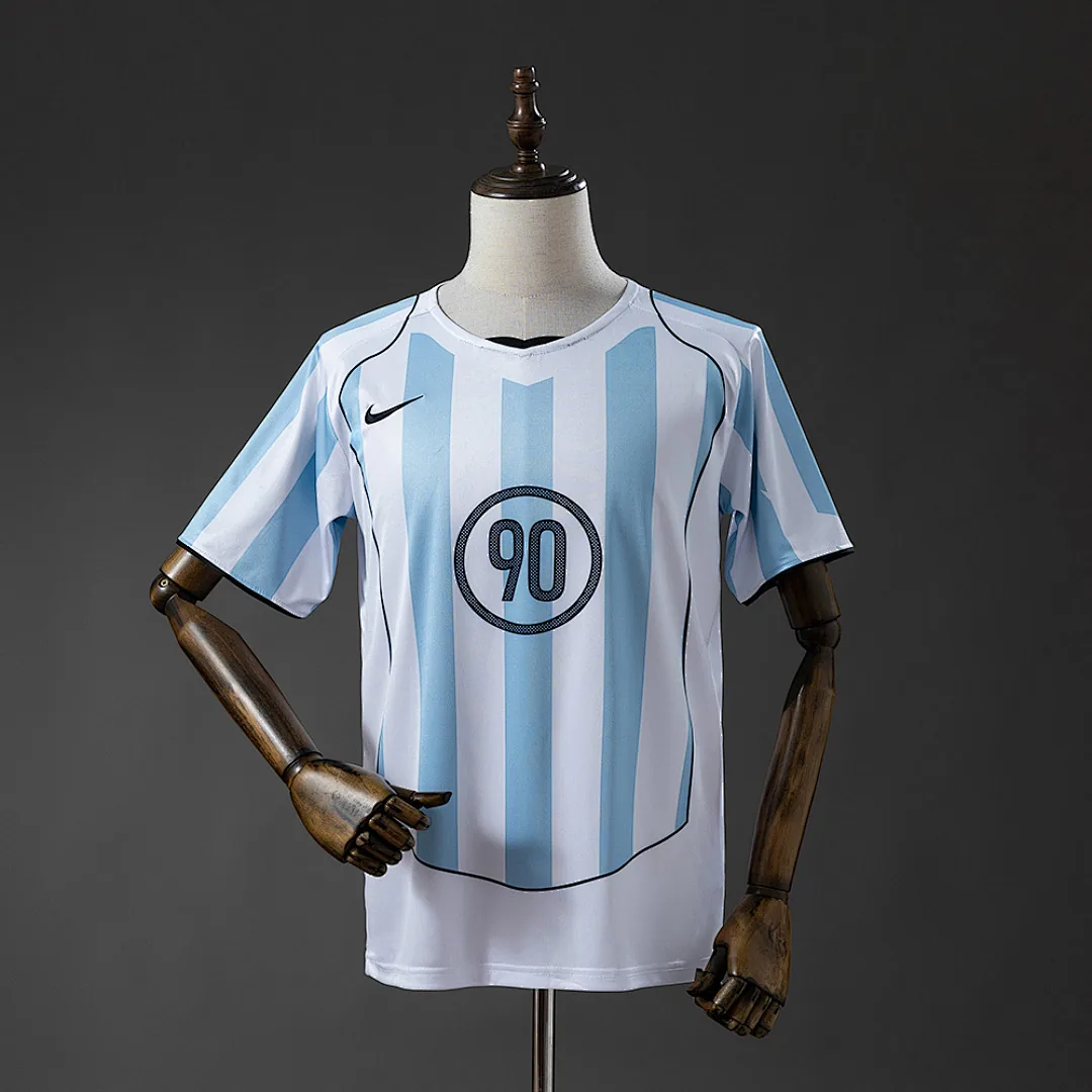 2025 T90 Series - White and Blue Striped Jersey