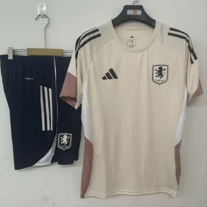 2025/2026 Aston Villa training suit pink Jersey
