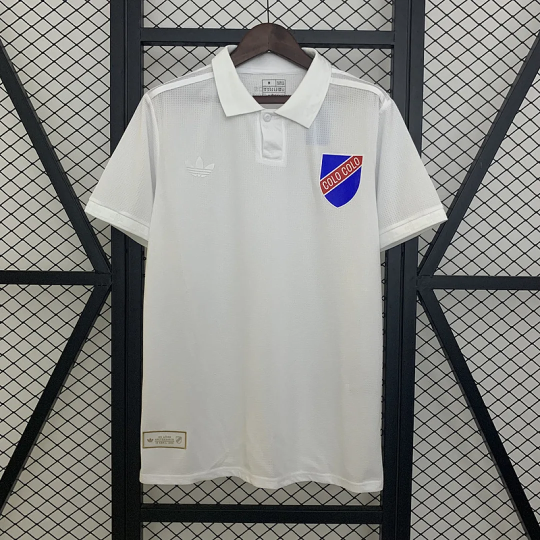 2025/2026 Colo Colo 100th Anniversary White Jersey