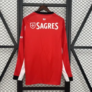2025/2026 Long Sleeve Benfica Home Jersey