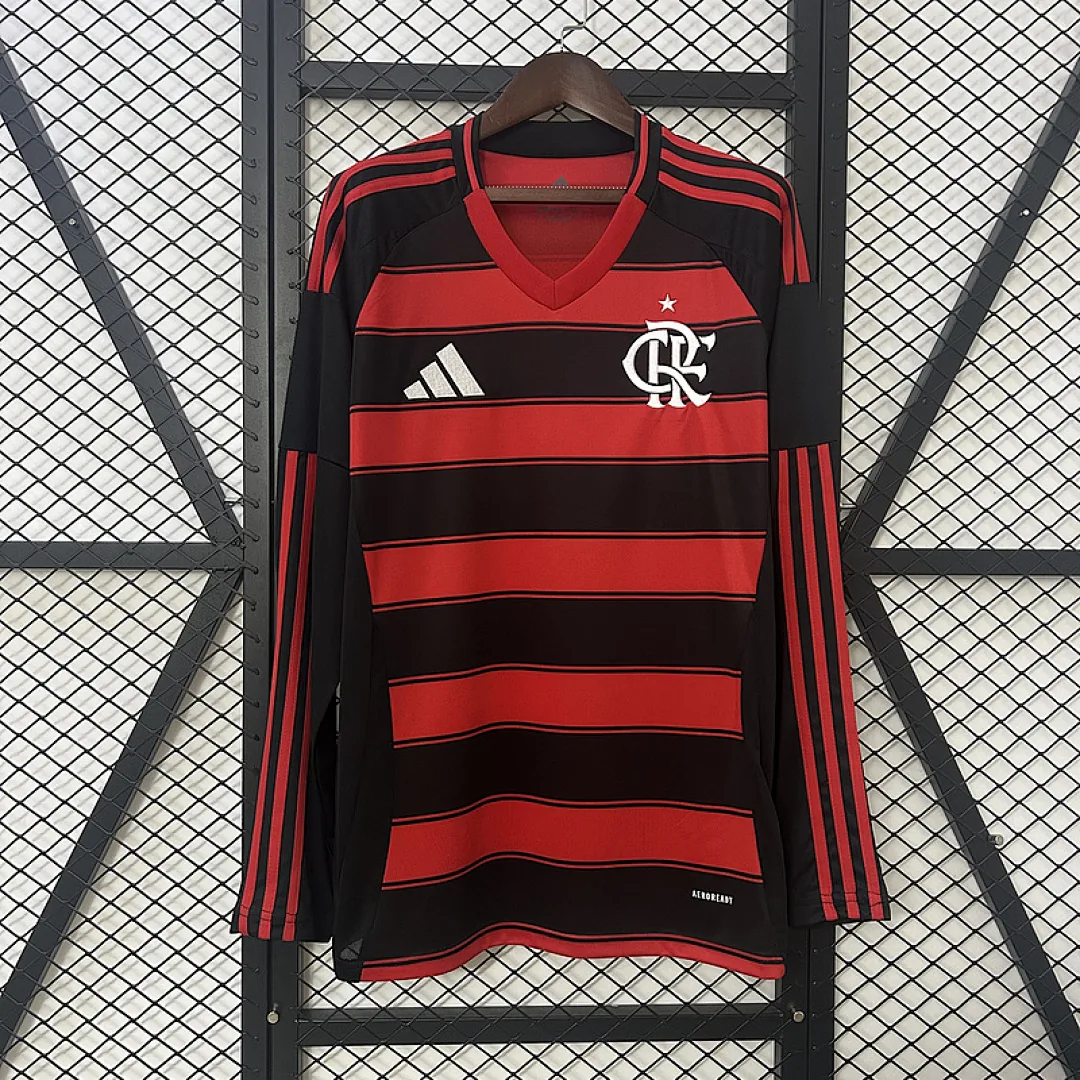 2025/2026 Long Sleeve Flamengo Home Jersey