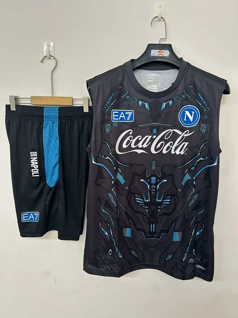2025/2026 Napoli training jersey black
