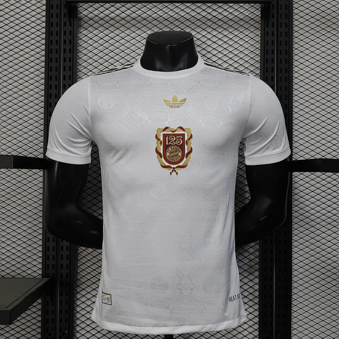 2025/2026 Player FC Bayern Munich 125th Anniversary White Jersey