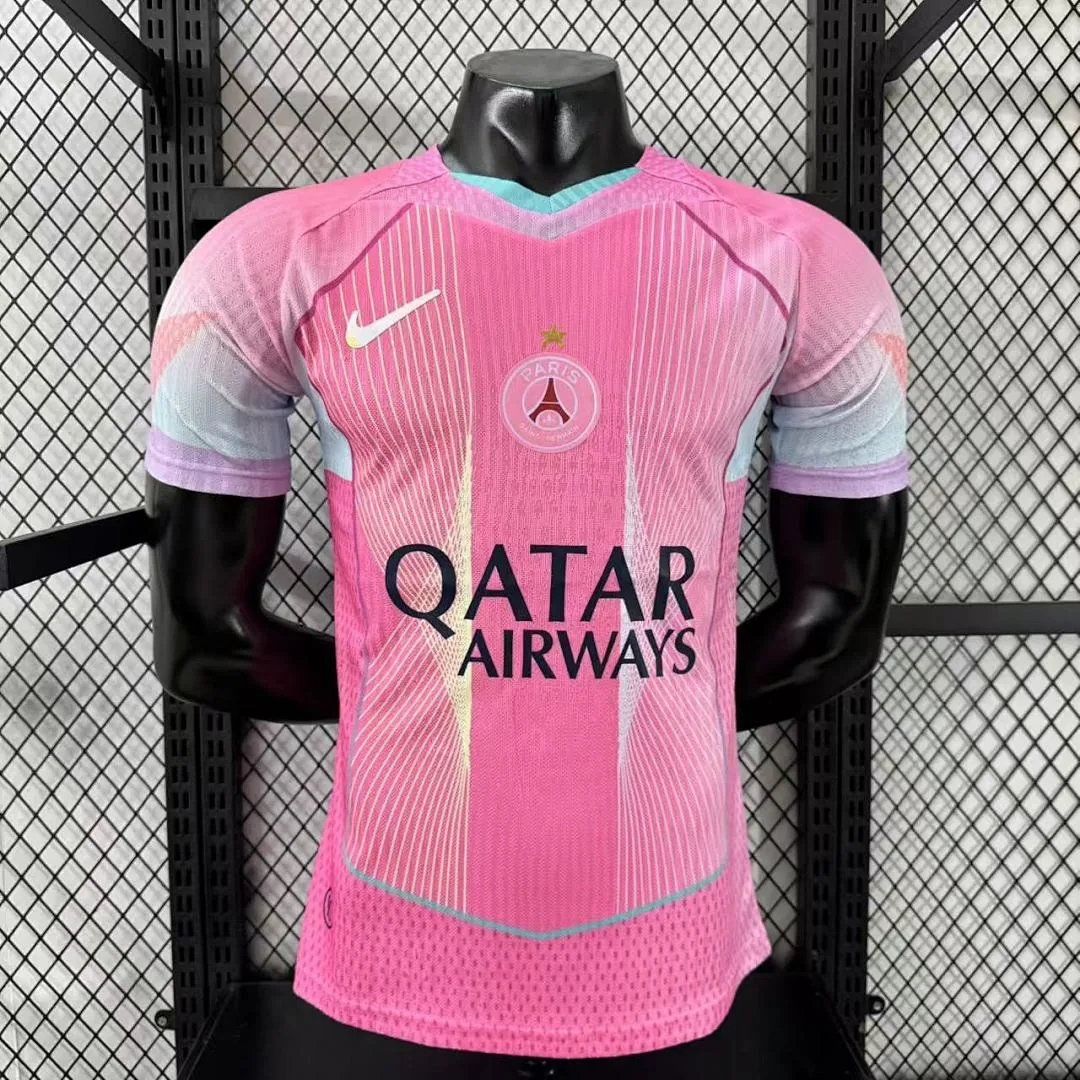 2025/2026 Player PSG Pink Jersey | Paris Saint-Germain