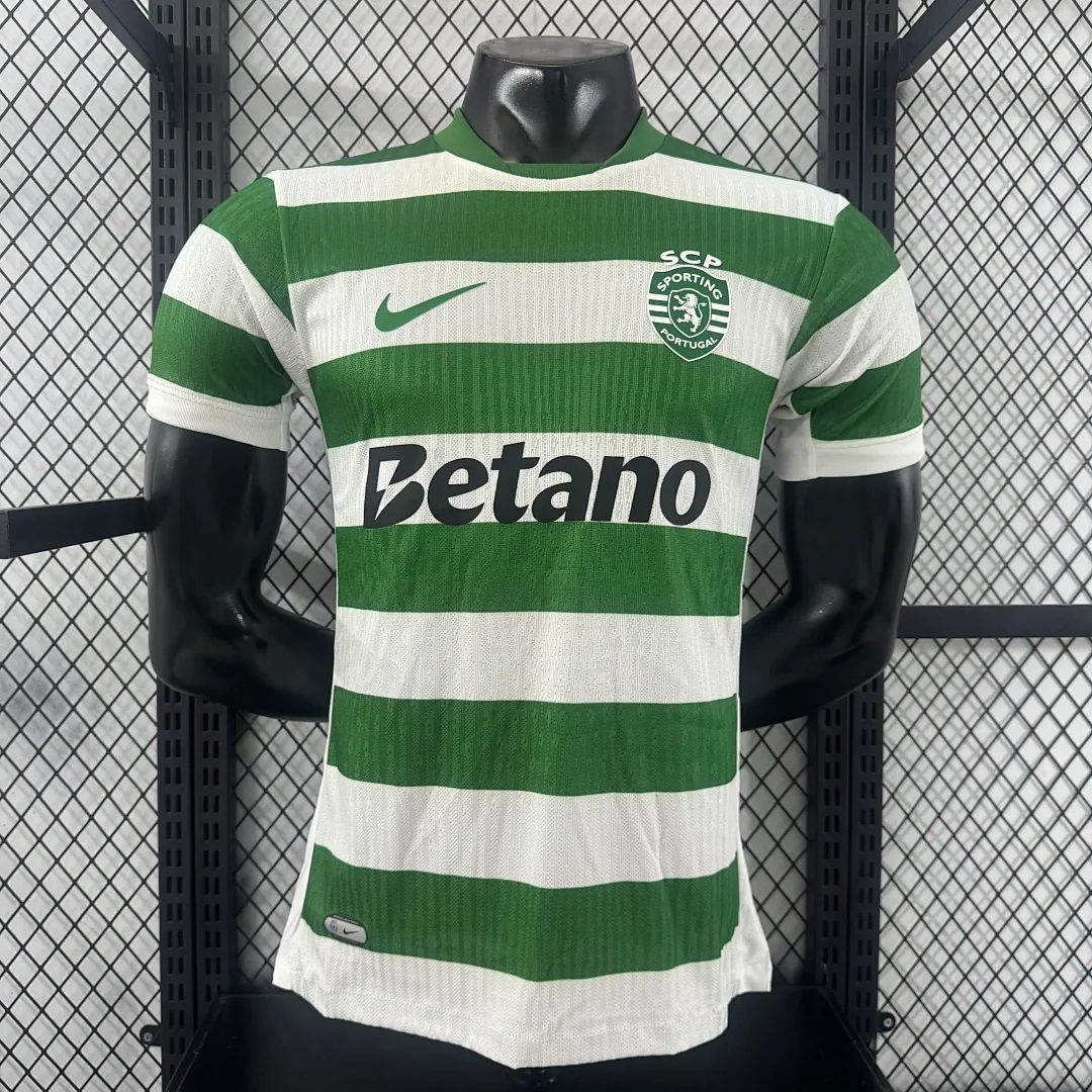 2025/2026 Player Sporting Lisbon Home Jersey