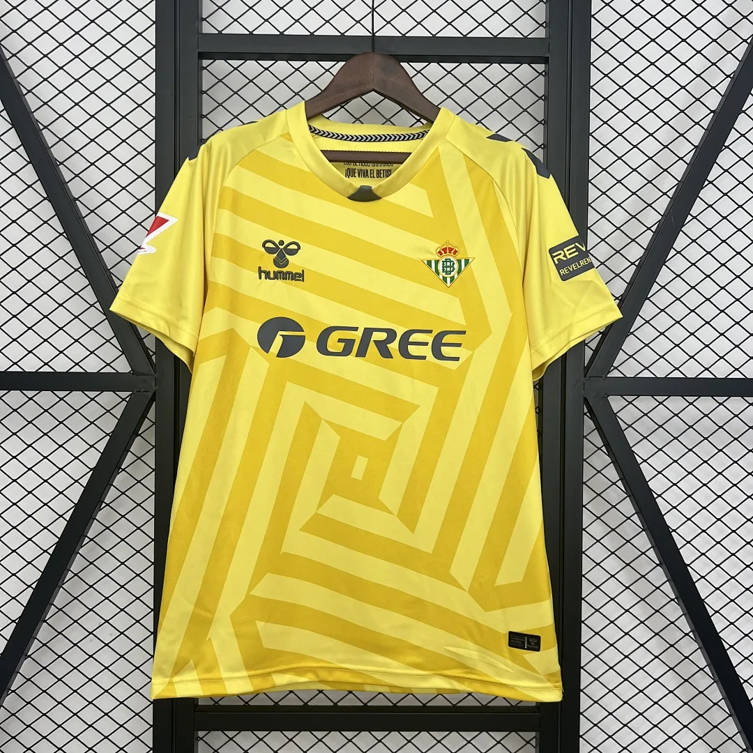 2025/2026 Real Betis Goalkeeper Yellow Jersey