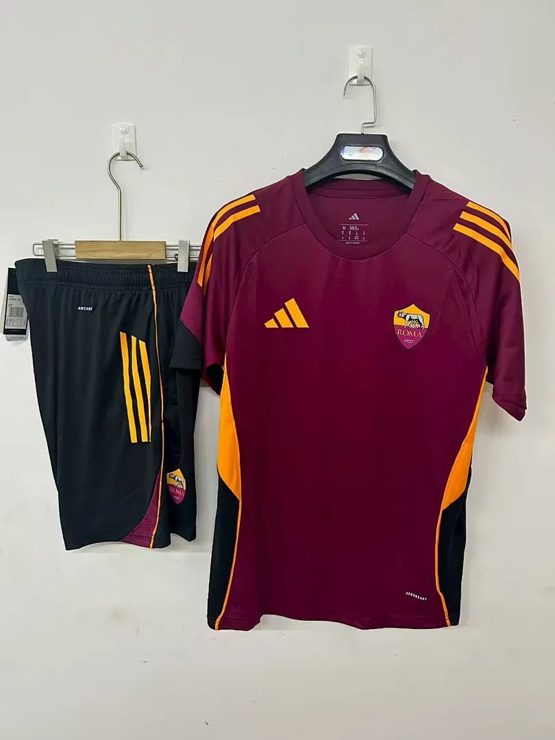 2025/2026 Roma training suit red Jersey