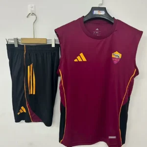 2025/2026 Roma training suit red Jersey