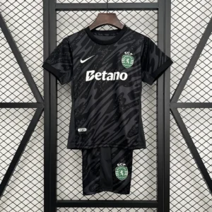2025/2026 Sporting Lisbon Goalkeeper Black ︰ Jersey