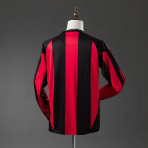AC Milan 2010/2011 Home Long Sleeve Retro Jersey