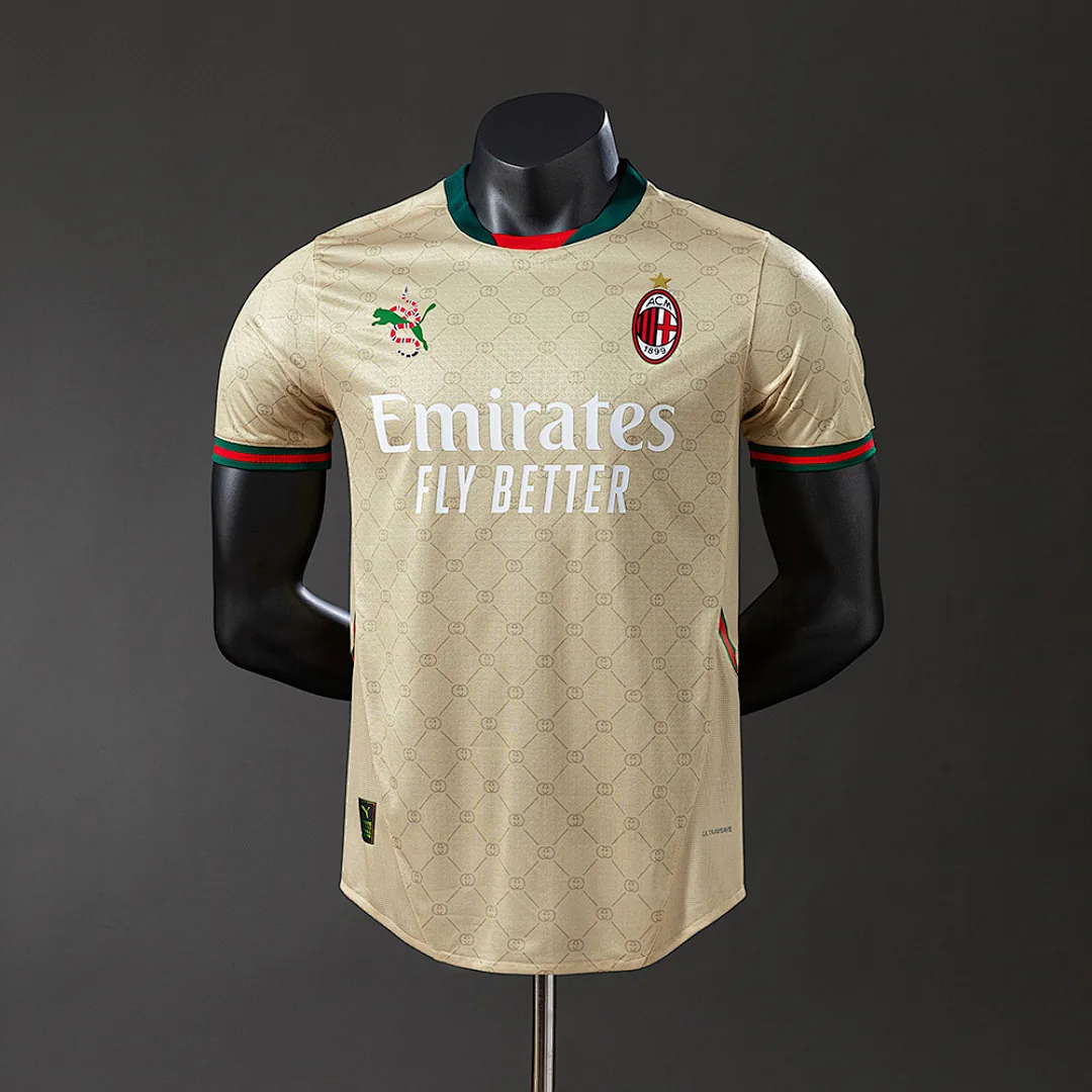 AC Milan 2025/2026 Co-branded Player Version Jersey