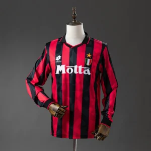 AC Milan 1993/1994 Home Long Sleeve Jersey