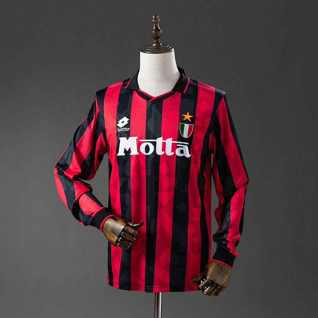 AC Milan 1993/1994 Home Long Sleeve Jersey