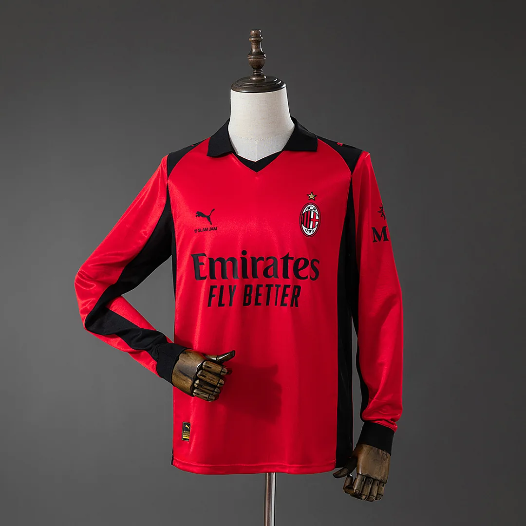 AC Milan x Slam Jam 2025/2026 Fourth Long Sleeve Jersey