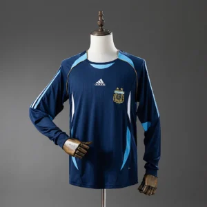 Argentina 2006 Away Long Sleeve Retro Jersey