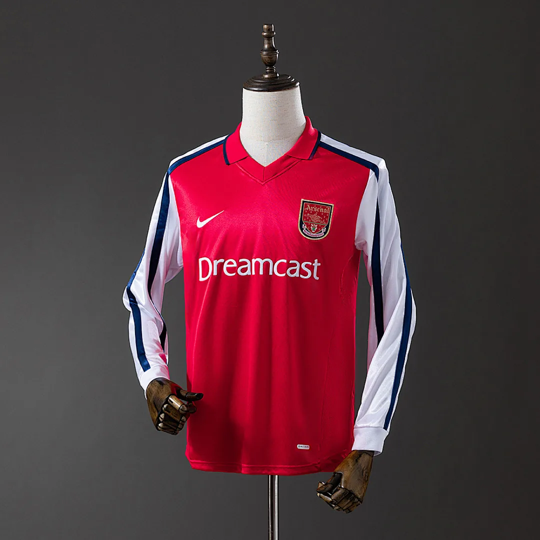 Arsenal 2001/2002 Long Sleeve Retro Jersey