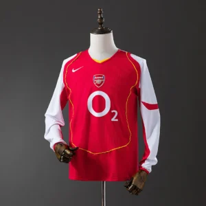 Arsenal 2004/2005 Home Long Sleeve Retro Jersey