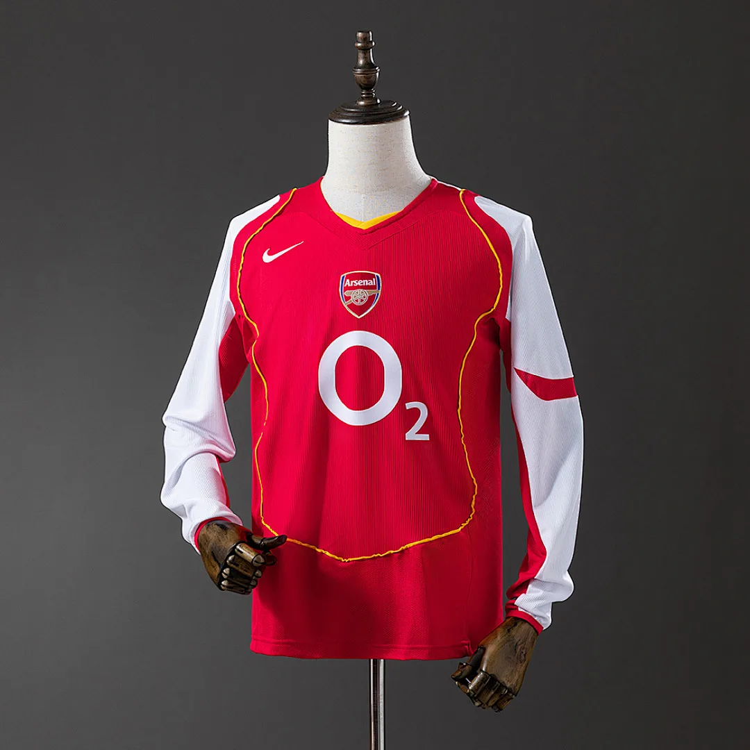 Arsenal 2004/2005 Home Long Sleeve Retro Jersey