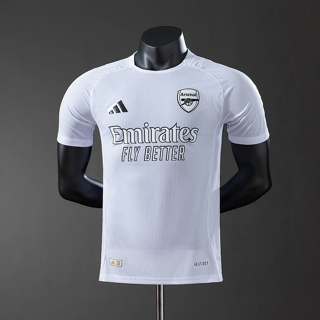 Arsenal 2025/2026 White Player Version Jersey
