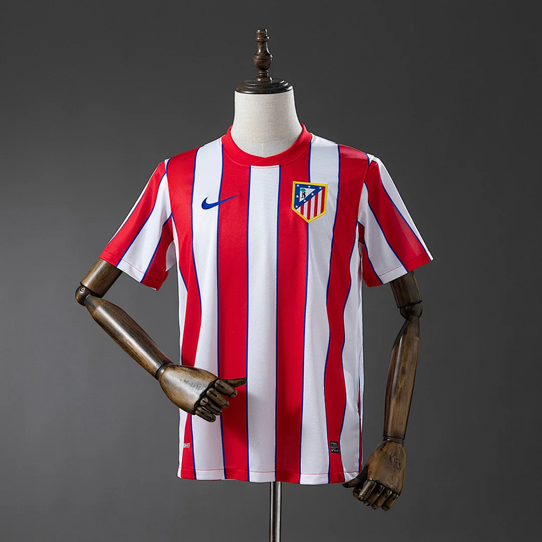 Atletico Madrid 2011/2012 Home Champions League Retro Jersey