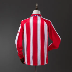 Atletico Madrid 1994/1995 Home Long Sleeve Retro Jersey