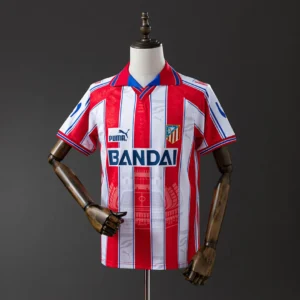 Atletico Madrid 1996/1997 Home Retro Jersey