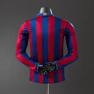 Barcelona 2009/2010 Home Long Sleeve Player Version Retro Jersey