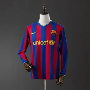 Barcelona 2009/2010 Home Long Sleeve Retro Jersey