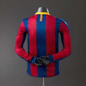 Barcelona 2010/2011 Long Sleeve Retro Jersey