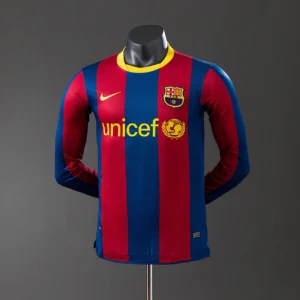 Barcelona 2010/2011 Long Sleeve Retro Jersey