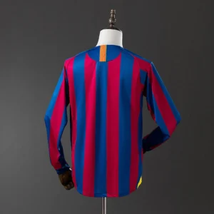 Barcelona 2005/06 Home Long Sleeve Retro Jersey