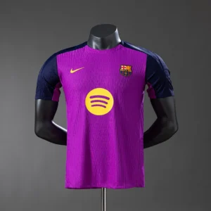 Barcelona 2025/2026 Pre-Match training Player Version-Purple Jersey
