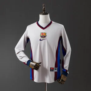 Barcelona 1998/1999 Away Long Sleeve Retro Jersey