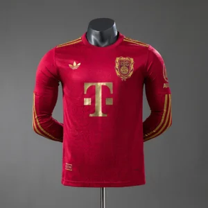 Bayern Munich 2025/2026 125th Anniversary Long Sleeve Player Version Jersey