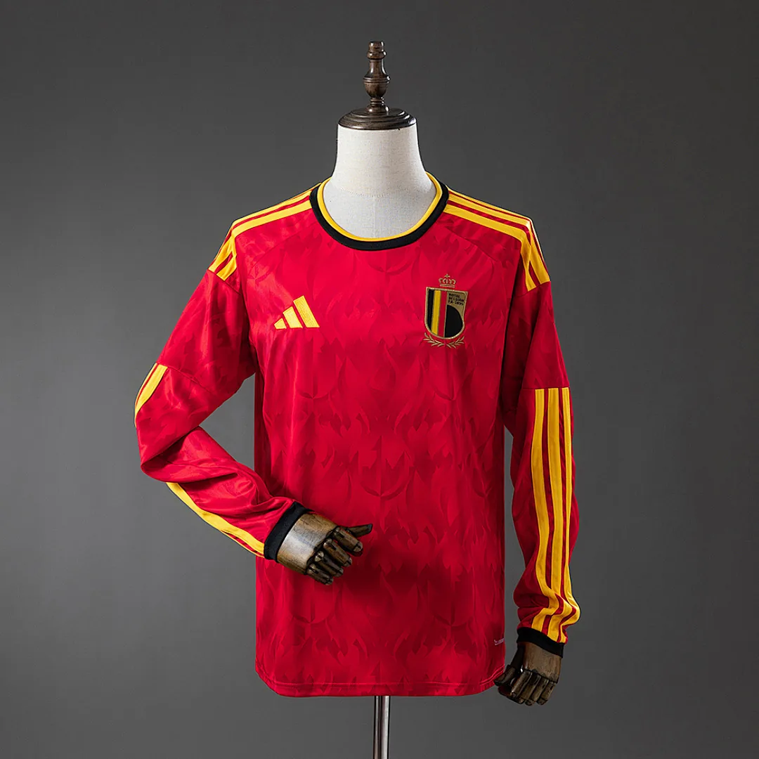 Belgium 2026 Home Long Sleeve Jersey
