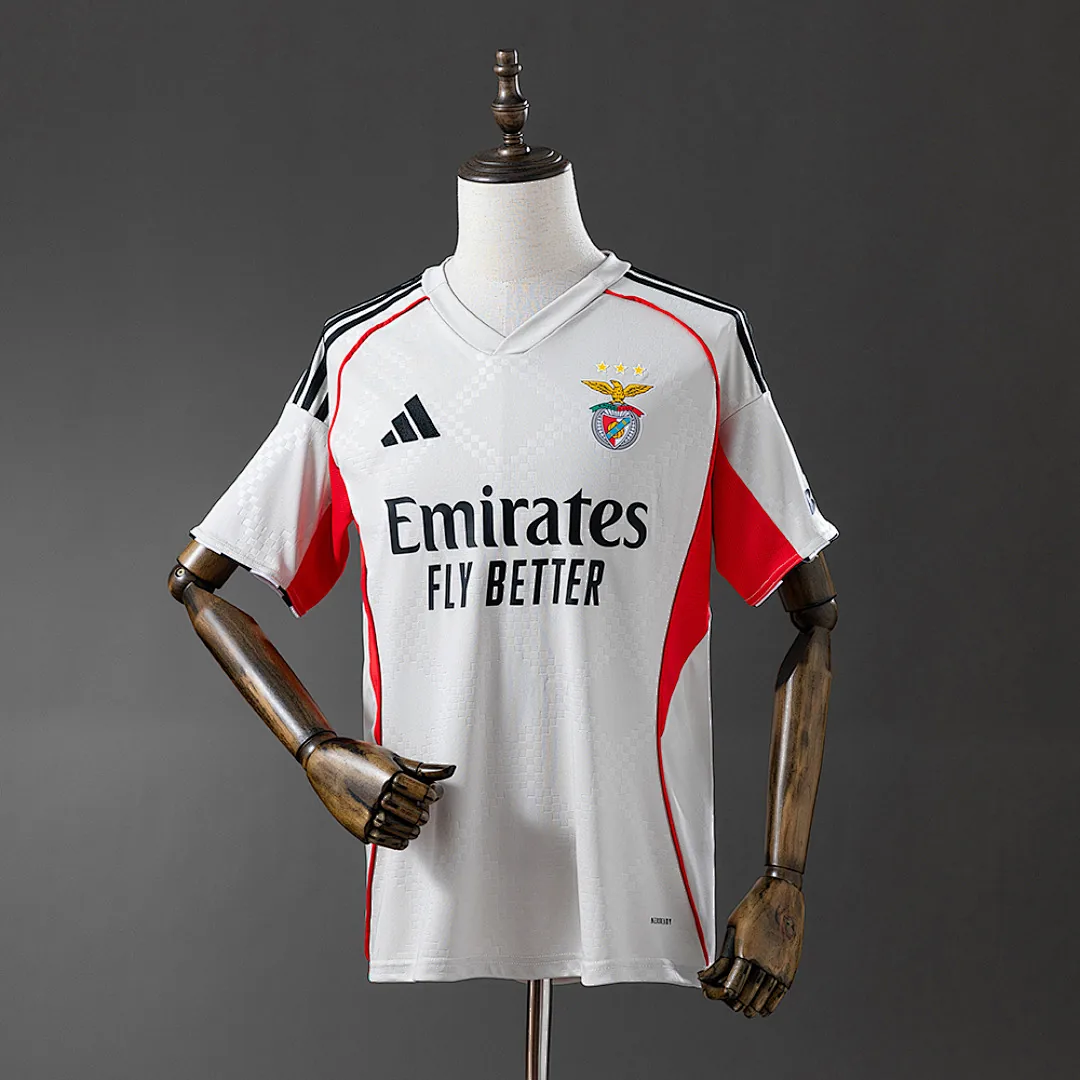 Benfica 2025/2026 Beige Away Jersey