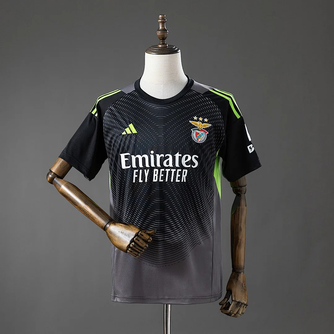 Benfica 2026/2027 Goalkeeper - Black - Grey Jersey