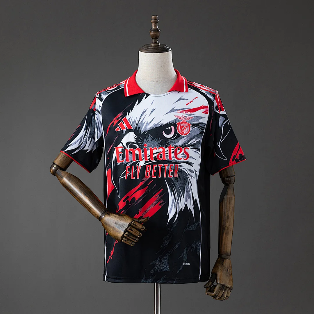Benfica 2026/2027 Special Eagle Jersey - Black& White