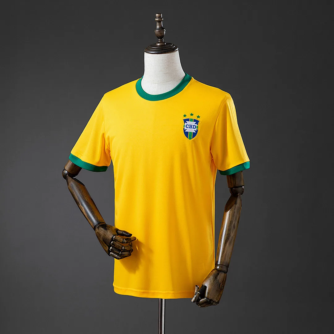 Brazil 1971 Home Retro Jersey