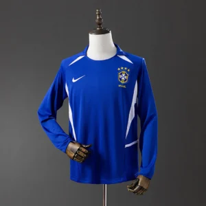 Brazil 2002 Long Sleeve Retro Jersey