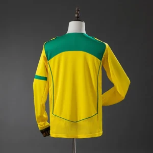 Brazil 2004 Home Long Sleeve Retro Jersey